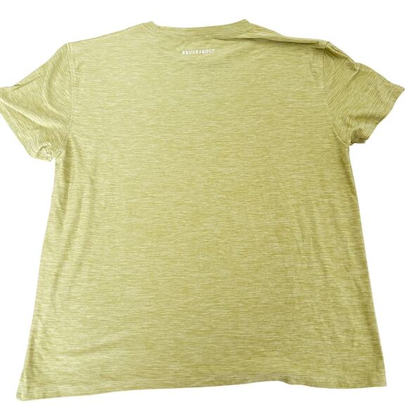 Bruce Bolt Performance Tee Shirt  Medium Lightning Bolt Logo Athletic Baseball - Picture 4 of 4